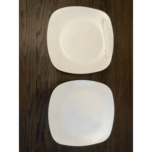 Royal Norfolk White Oval Dinner Plates – Set of 2 (10”)